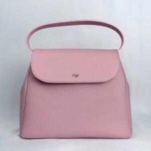 Borsa Fannie in pelle d’arancia - Rosa baby