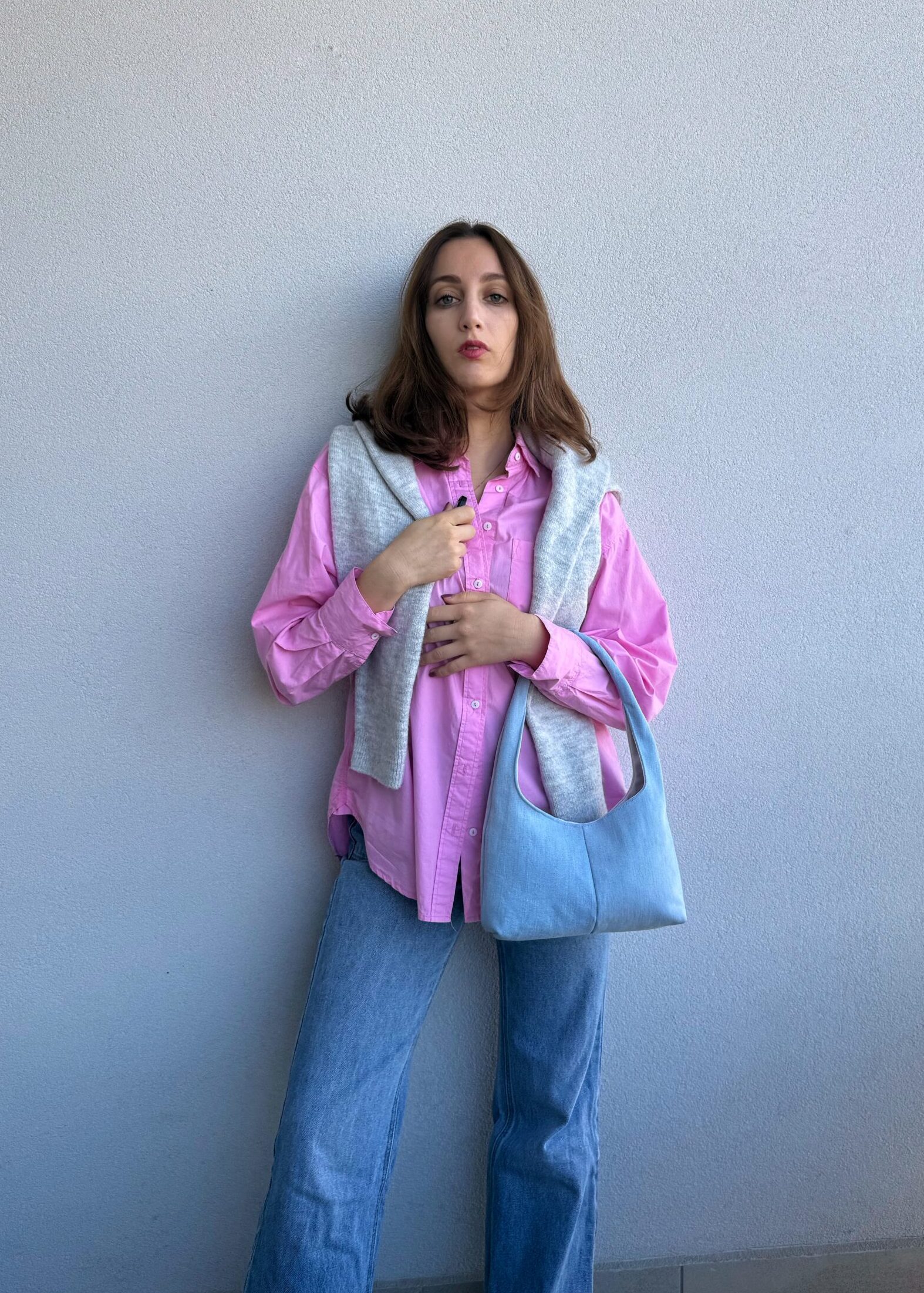 borsa Madlene in jeans recuperato