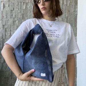 Odette - borsa in denim riciclato